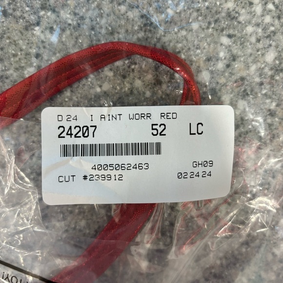 A Wish Come True “I Ain’t Worried ” Red dance costume size LC - Picture 3 of 5